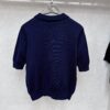 CELINE Arc de Triomphe Embroidered Polo Shirt