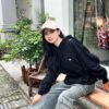6931a199ccd8ab3d7af959ea CELINE Triumph Arch Knit Hoodie - Classic Letter Design, Heavyweight 400g Fabric, Imported Matte Black Print