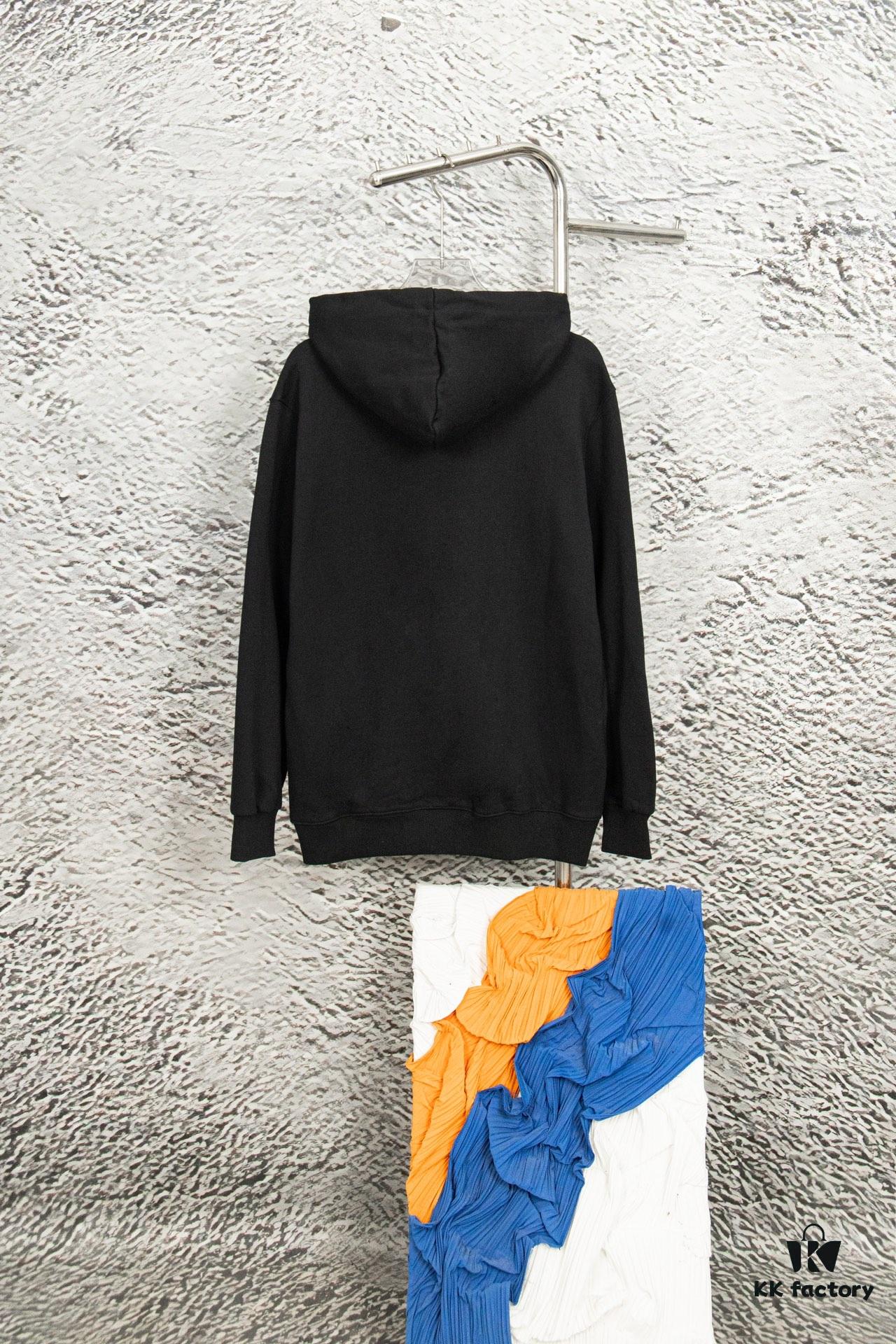 6931a199ccd8ab3d7af959ef CELINE Triomphe Knit Hoodie - Classic and Versatile Design with Elegant Lettering