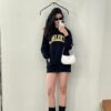 Celine Cracked Print Hoodie