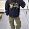 Celine Cracked Print Hoodie