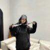 6931a19bccd8ab3d7af95a14 CELINE Letter Tape Drawstring Hoodie