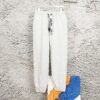 6931a19dccd8ab3d7af95a40 CELINE Klein Blue Letter Logo Sporty Casual Pants Y056