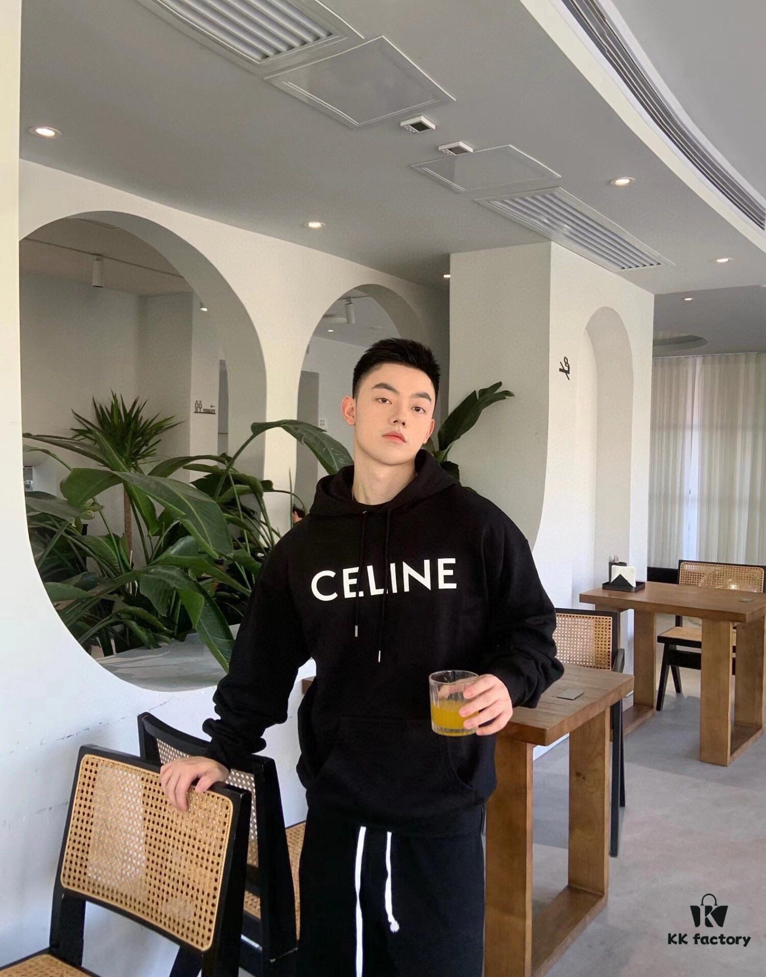 6931a19eccd8ab3d7af95a4a CELINE Classic Capsule Series Hooded Sweatshirt