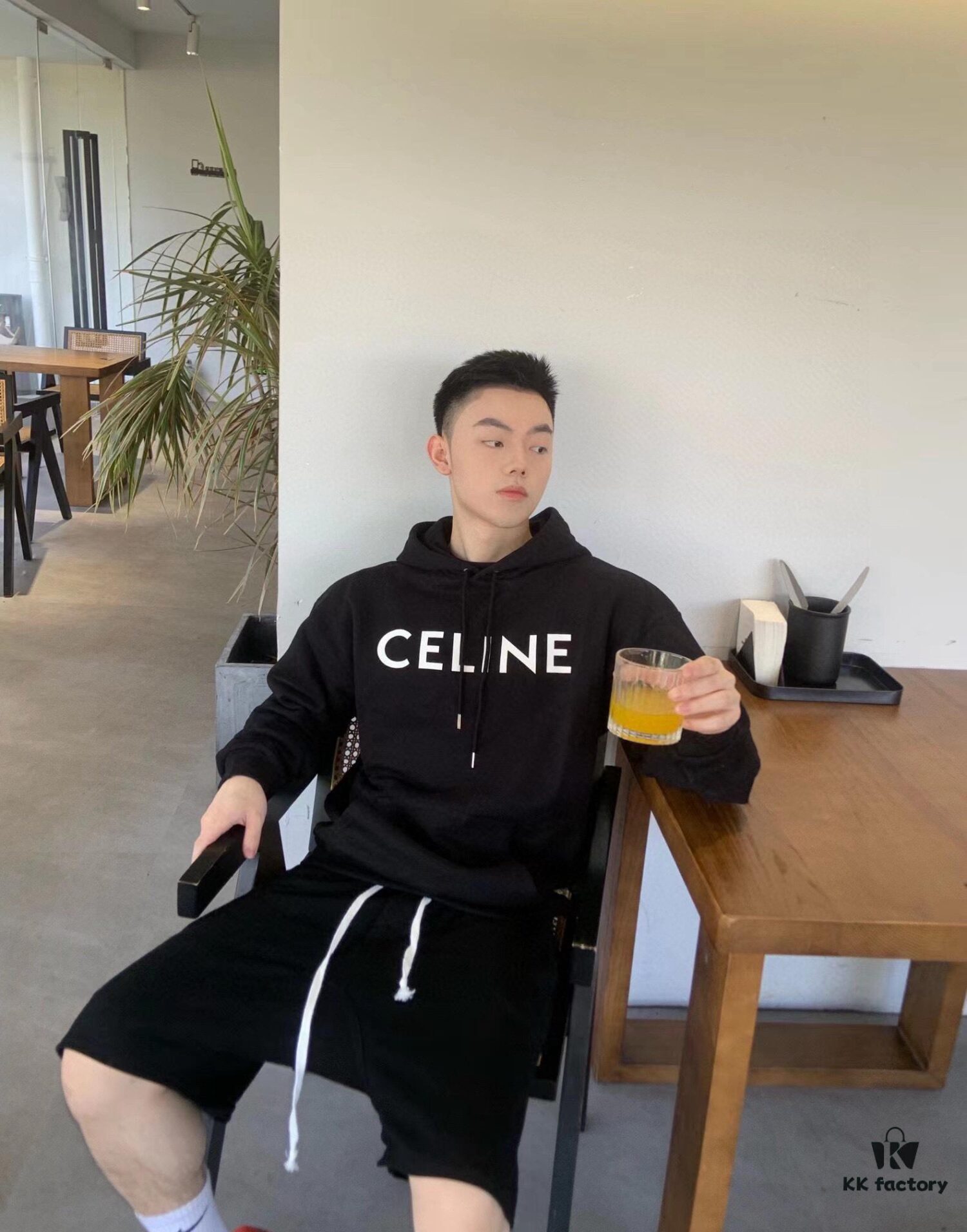 6931a19eccd8ab3d7af95a4c CELINE Classic Capsule Series Hooded Sweatshirt
