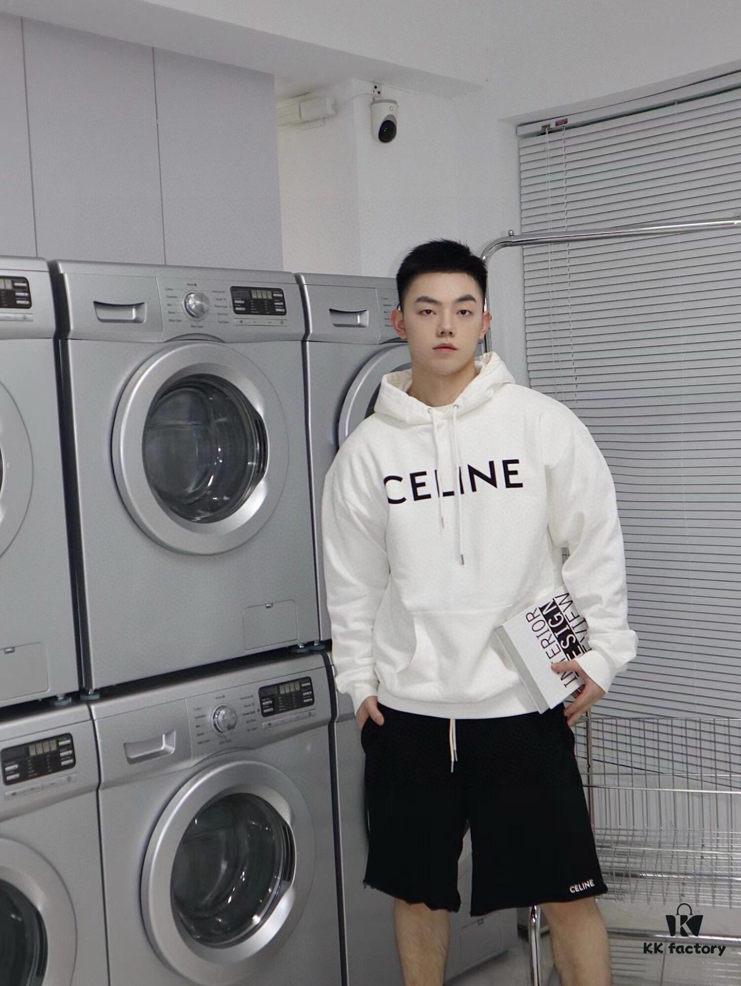 6931a19eccd8ab3d7af95a4d CELINE Classic Capsule Series Hooded Sweatshirt