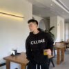 6931a19eccd8ab3d7af95a4e CELINE Classic Capsule Series Hooded Sweatshirt