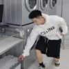 6931a19eccd8ab3d7af95a4f CELINE Classic Capsule Series Hooded Sweatshirt