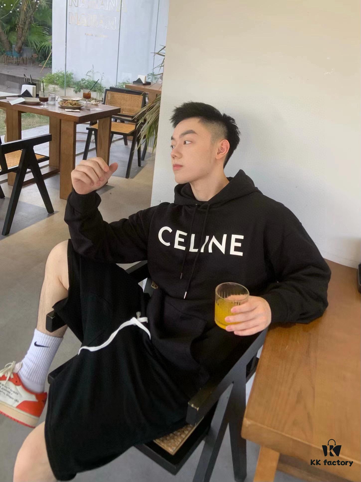 6931a19eccd8ab3d7af95a50 CELINE Classic Capsule Series Hooded Sweatshirt