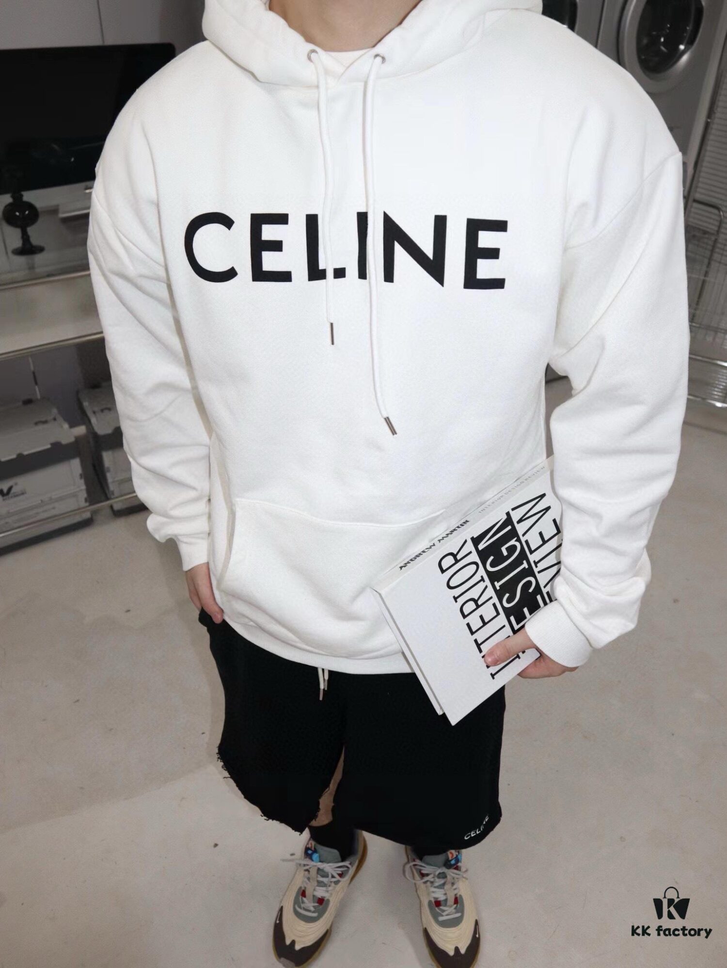 6931a19eccd8ab3d7af95a51 CELINE Classic Capsule Series Hooded Sweatshirt