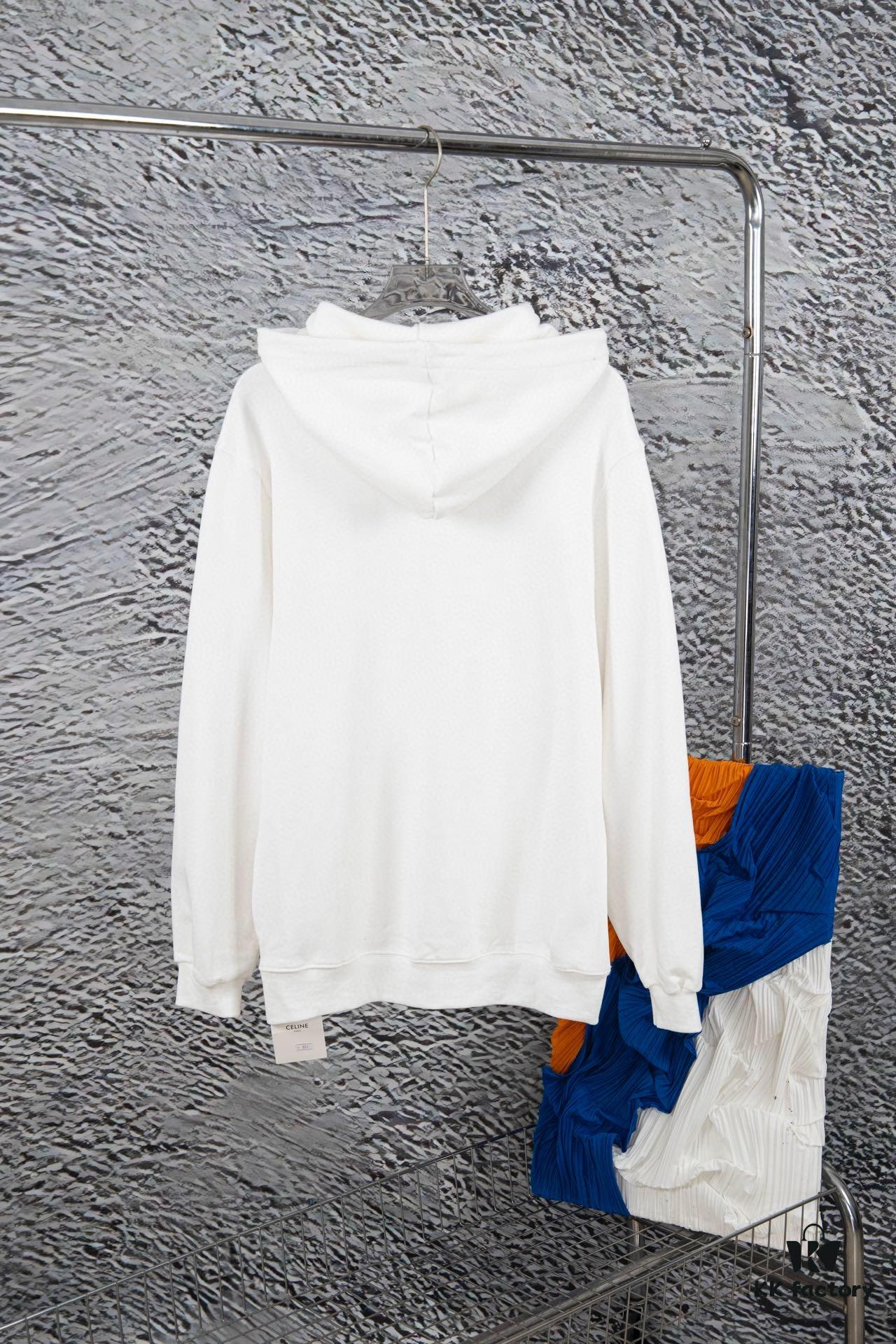 6931a19eccd8ab3d7af95a5c CELINE Classic Capsule Series Hooded Sweatshirt