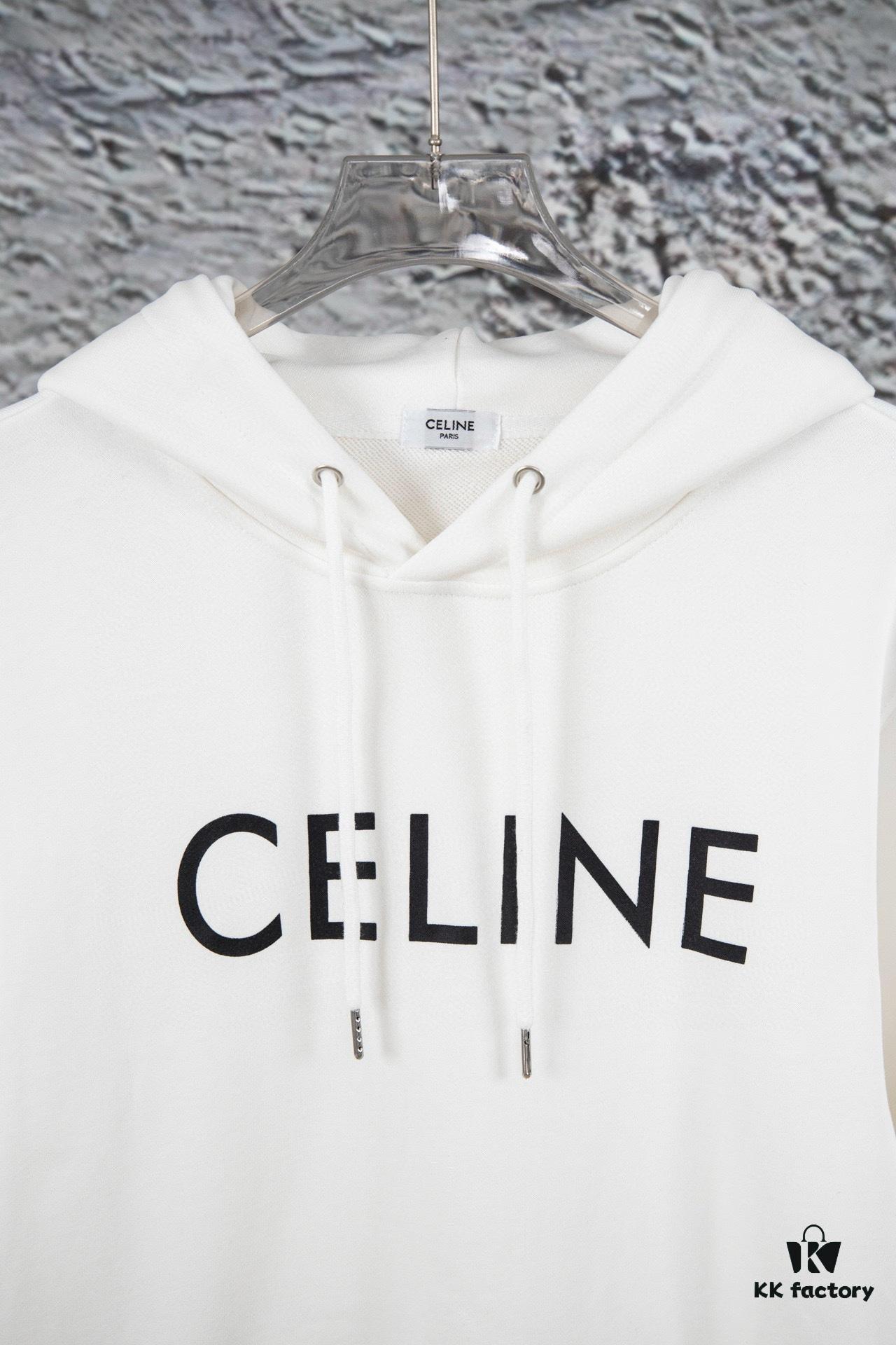 6931a19eccd8ab3d7af95a5d CELINE Classic Capsule Series Hooded Sweatshirt