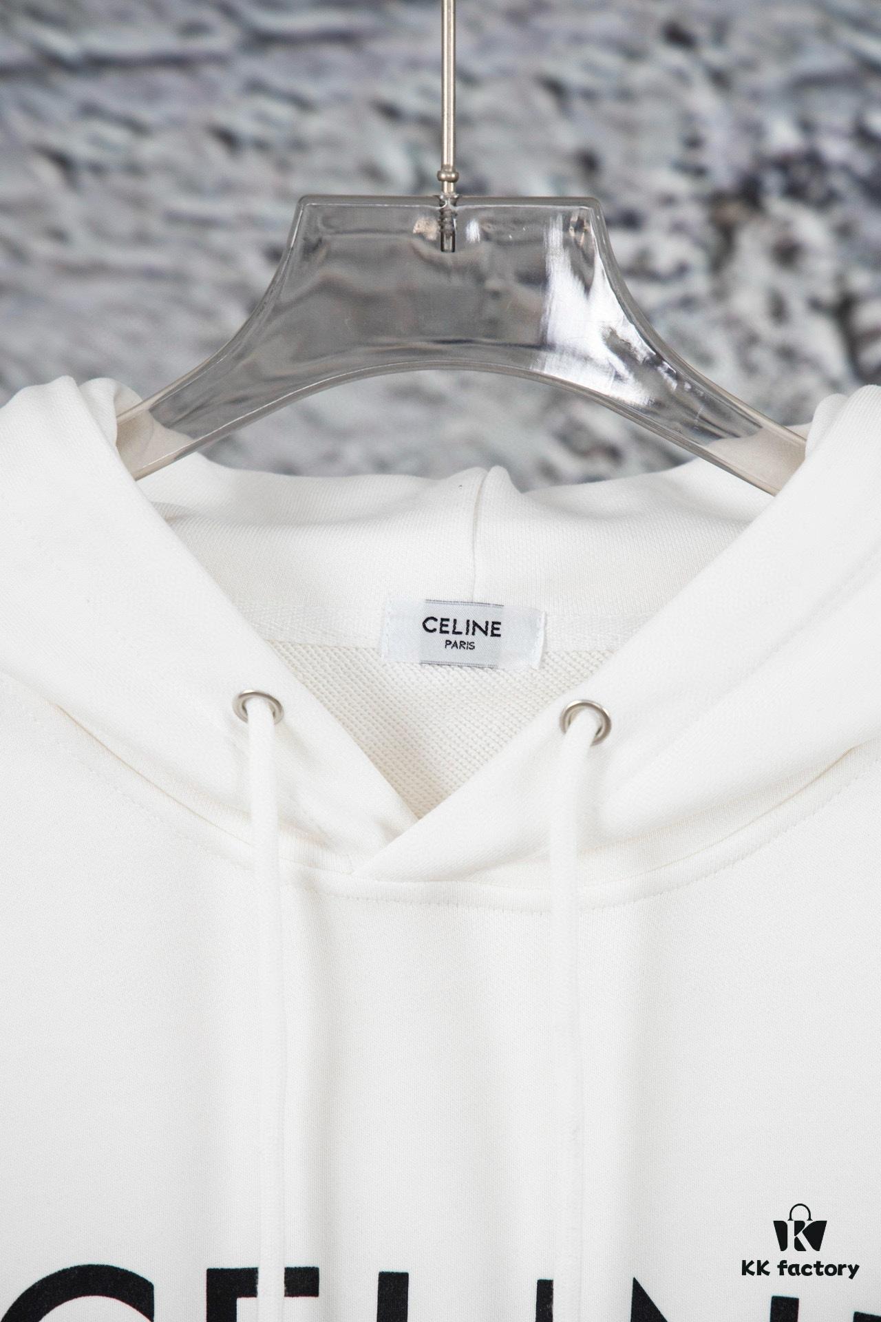 6931a19fccd8ab3d7af95a5e CELINE Classic Capsule Series Hooded Sweatshirt