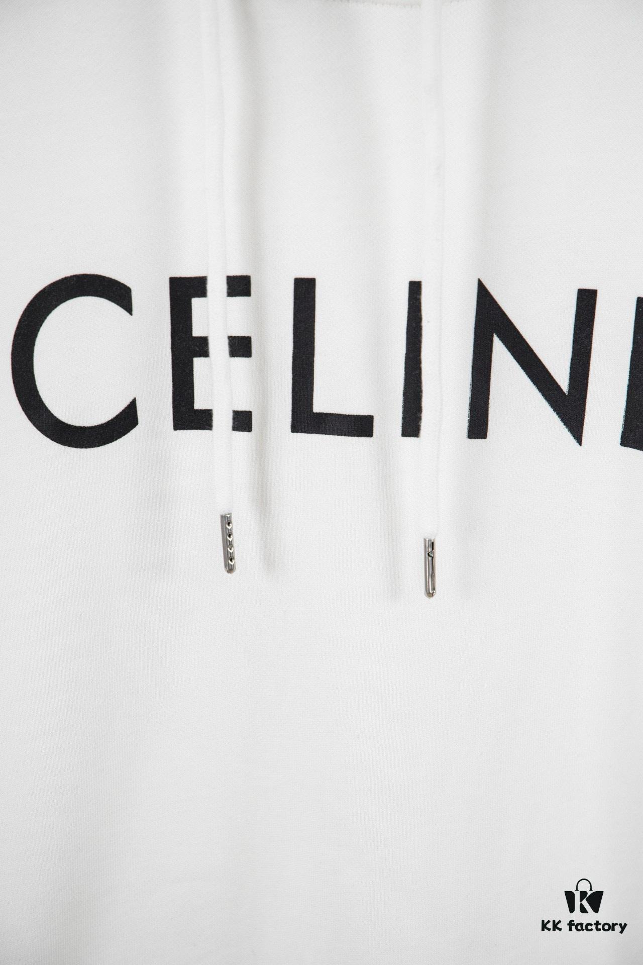 6931a19fccd8ab3d7af95a5f CELINE Classic Capsule Series Hooded Sweatshirt