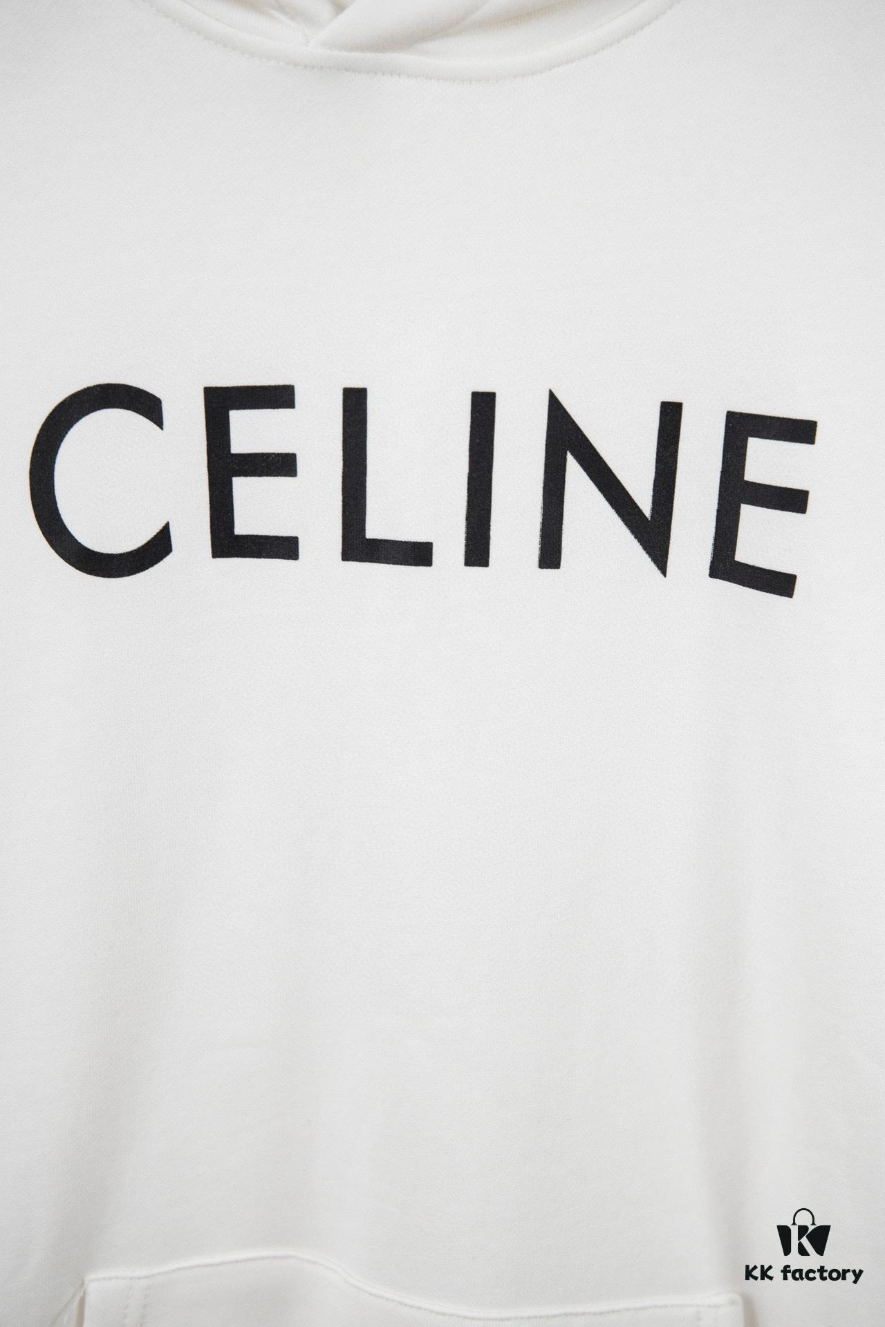 6931a19fccd8ab3d7af95a60 CELINE Classic Capsule Series Hooded Sweatshirt