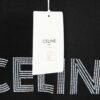 6931a1a0ccd8ab3d7af95a82 Celine 23SS Rhinestone Letter Embellished Hoodie Unisex High-End Version