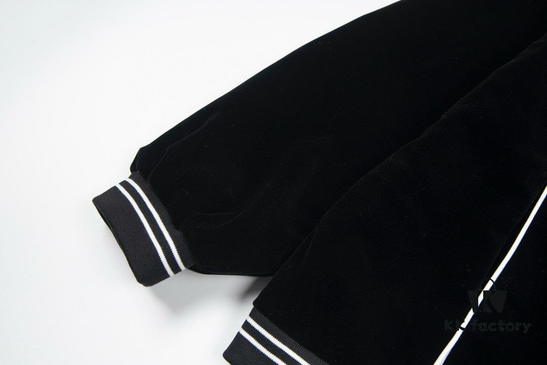 6931a1a2ccd8ab3d7af95a9c CELINE Y007 Black Velvet Jacket Spring and Autumn 2022 New Arrival