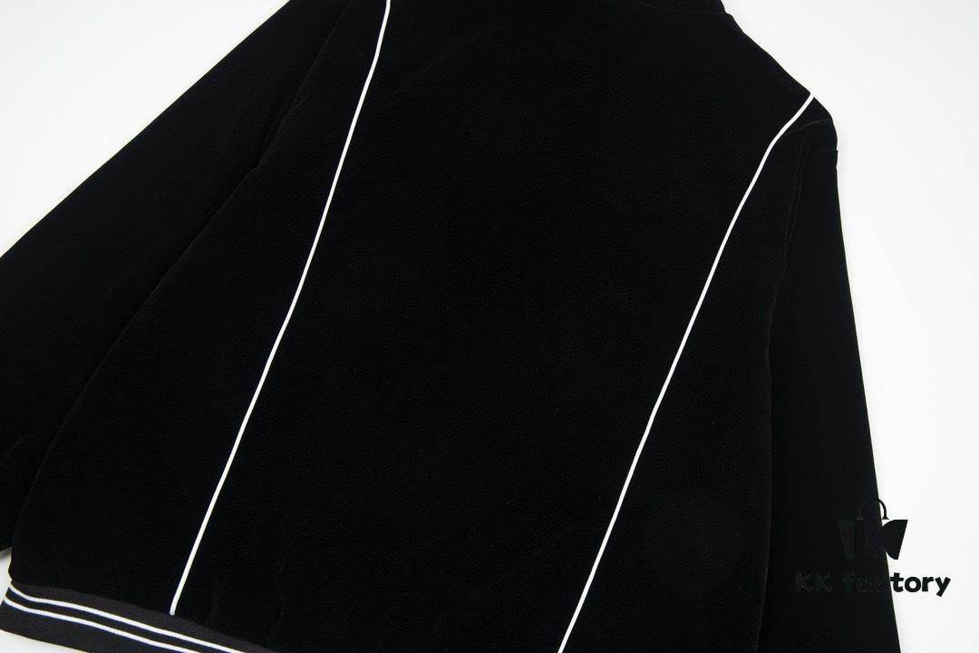 6931a1a2ccd8ab3d7af95a9f CELINE Y007 Black Velvet Jacket Spring and Autumn 2022 New Arrival