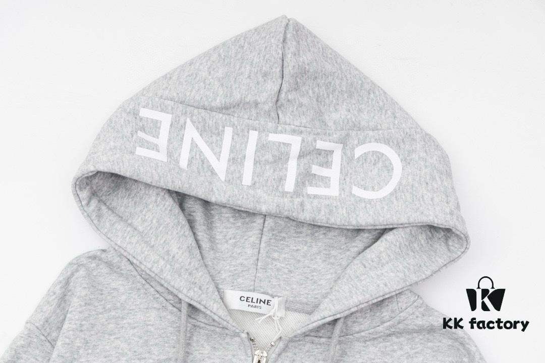 6931a1a4ccd8ab3d7af95ac2 CELINE Classic Capsule Series Zip-Up Hoodie