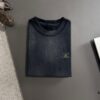 High-Quality Celine 2025 Spring/Summer New Men's Tie-Dye Washed Short-Sleeve T-Shirt