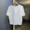 6931a1a7ccd8ab3d7af95b0d CEL2025 Spring New Arrival Round Neck Short Sleeve Printed Tee, Custom YB Twill 100% Cotton Fabric, Breathable and Comfortable with Rich Texture, Flocked Print Design, Slimming Visual Effect, Contrast Binding on Collar and Cuffs for a Playful Casual Look, Stylish as Both Outerwear and Innerwear