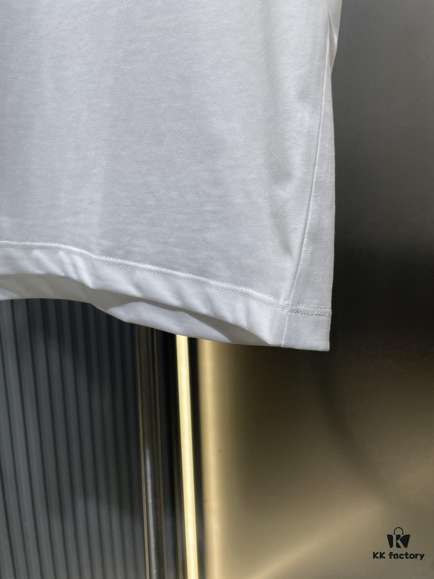 6931a1a7ccd8ab3d7af95b0f CEL2025 Spring New Arrival Round Neck Short Sleeve Printed Tee, Custom YB Twill 100% Cotton Fabric, Breathable and Comfortable with Rich Texture, Flocked Print Design, Slimming Visual Effect, Contrast Binding on Collar and Cuffs for a Playful Casual Look, Stylish as Both Outerwear and Innerwear