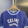 6931a1a8ccd8ab3d7af95b13 CEL2025 Spring Collection New Arrival Round Neck Short Sleeve Printed Tee, Custom YB Twill 100% Cotton Fabric, Breathable and Comfortable with Premium Texture, Flocked Print Design, Slimming Silhouette, Contrast Binding on Collar and Cuffs for a Playful Casual Look