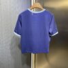 6931a1a8ccd8ab3d7af95b16 CEL2025 Spring Collection New Arrival Round Neck Short Sleeve Printed Tee, Custom YB Twill 100% Cotton Fabric, Breathable and Comfortable with Premium Texture, Flocked Print Design, Slimming Silhouette, Contrast Binding on Collar and Cuffs for a Playful Casual Look