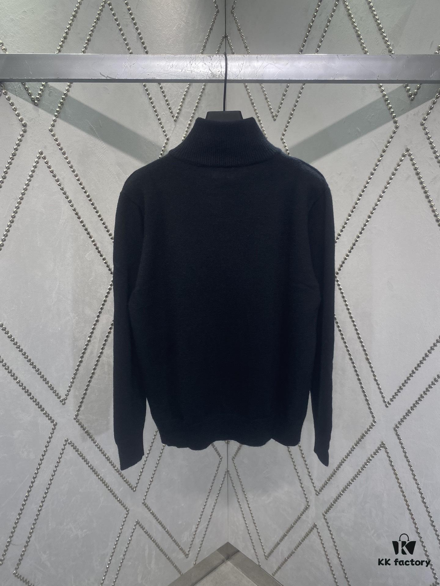 6931a1a8ccd8ab3d7af95b1d Celine 24SS Autumn-Winter New Embroidered Knitwear, Featuring Bulked Wool Blend for Soft, Comfortable Skin-Feel with Signature Triumph Arch Embroidery on Front Chest, Half-Zip Design Exudes Refined Dynamism and Effortless Elegance, Perfect for Relaxed, Comfortable Layering – Unisex Style