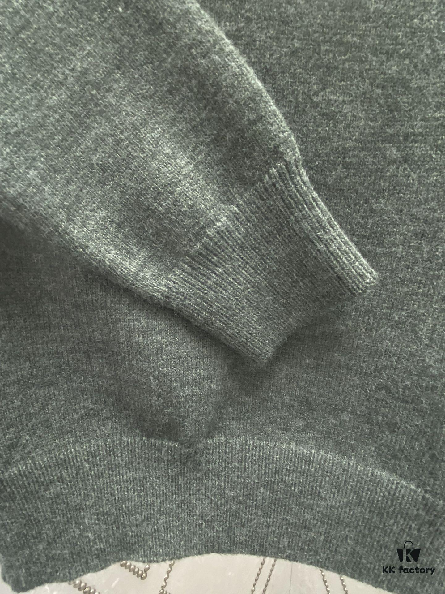 6931a1a9ccd8ab3d7af95b2a Celine 24SS Autumn-Winter New Embroidered Knitwear, Featuring Bulked Wool Blend for Soft, Comfortable Skin-Friendly Texture, Iconic Arc de Triomphe Embroidery Adorns the Front Chest, Semi-Zip Design by Celine Elevates Refined Dynamism and Relaxed Elegance, Effortlessly Achieving Casual Comfort and Cozy Nonchalance — The Ideal State of Wearing a Sweater! Unisex Style!
