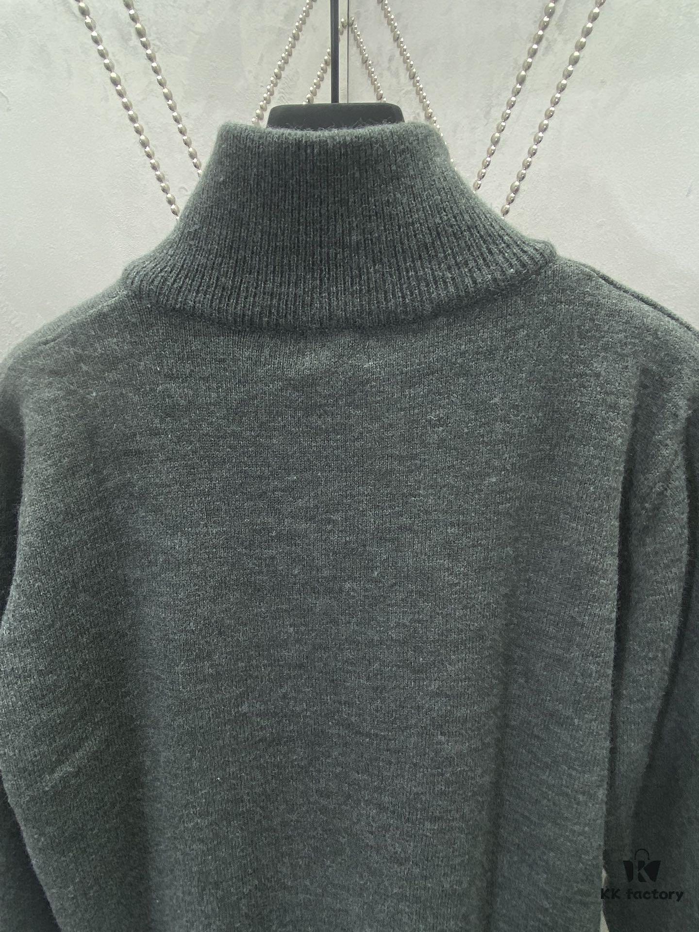 6931a1a9ccd8ab3d7af95b2b Celine 24SS Autumn-Winter New Embroidered Knitwear, Featuring Bulked Wool Blend for Soft, Comfortable Skin-Friendly Texture, Iconic Arc de Triomphe Embroidery Adorns the Front Chest, Semi-Zip Design by Celine Elevates Refined Dynamism and Relaxed Elegance, Effortlessly Achieving Casual Comfort and Cozy Nonchalance — The Ideal State of Wearing a Sweater! Unisex Style!
