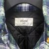 Celine 24sd Autumn-Winter Bestseller Arc de Triomphe Single-Breasted Green Plaid Tweed Coat Shirt, High-End Version