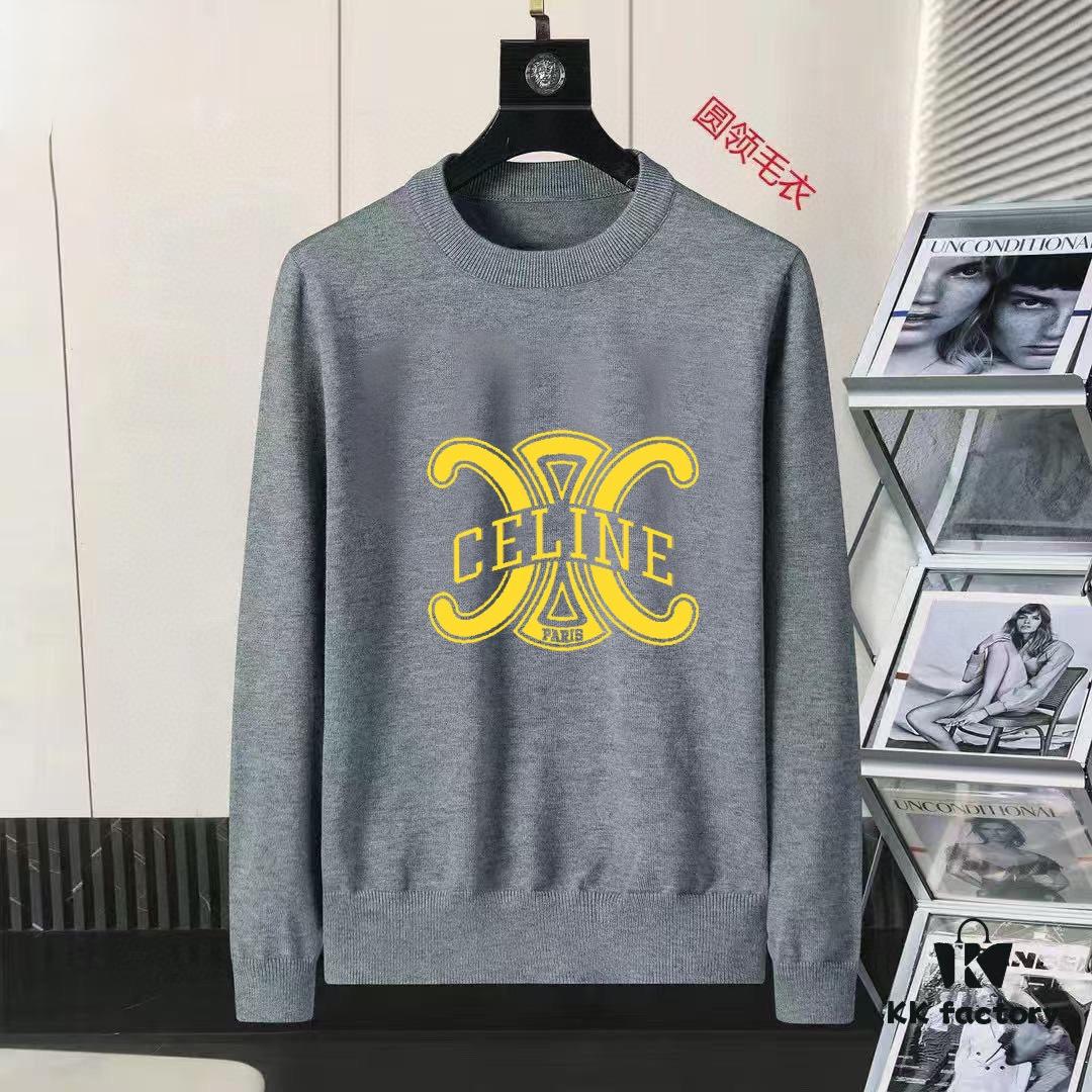 6931a1abccd8ab3d7af95b56 CELINE Fall/Winter Classic Crewneck Wool Pullover, 2025 Latest Design, Premium Wool Blend, Slim Fit, Timeless Style