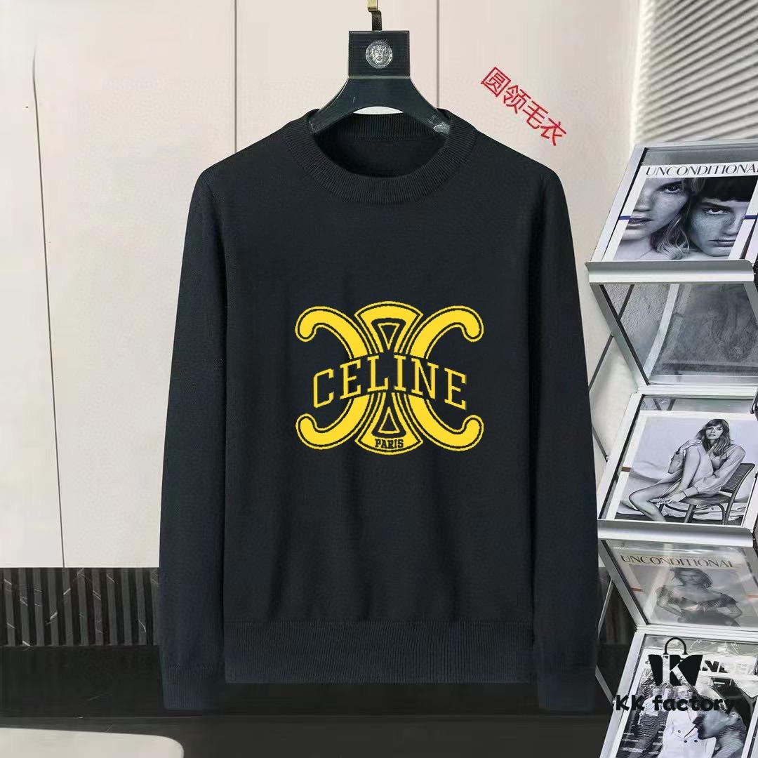 6931a1abccd8ab3d7af95b58 CELINE Fall/Winter Classic Crewneck Wool Pullover, 2025 Latest Design, Premium Wool Blend, Slim Fit, Timeless Style