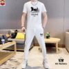 CELINE Men's Summer High-Quality Double-Mercerized Cotton Suit Set, Imported Premium Fabric, Trendy and Versatile Design