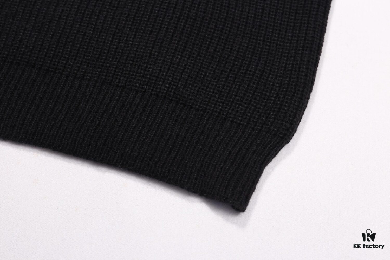 Celine Embroidered Letter Round Neck Wool Sweater