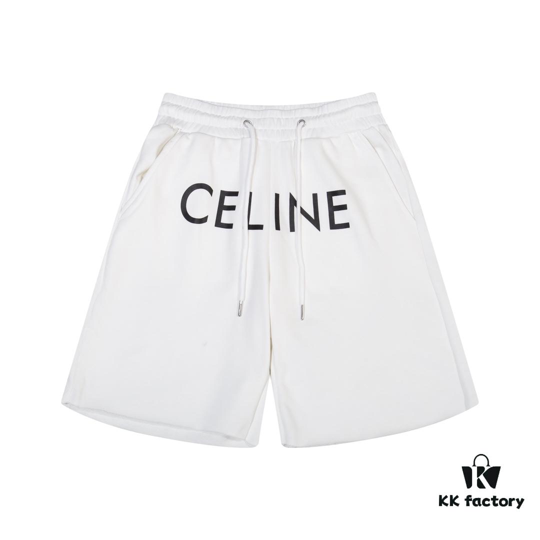 6931a1aeccd8ab3d7af95b93 CELINE Letter Logo Shorts Classic Capsule Collection