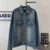 6931a1afccd8ab3d7af95b9c New CHANEL-Inspired FW Star-Studded Rhinestone Embroidered Distressed Denim Jacket for Men and Women