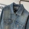 6931a1afccd8ab3d7af95b9f New CHANEL-Inspired FW Star-Studded Rhinestone Embroidered Distressed Denim Jacket for Men and Women