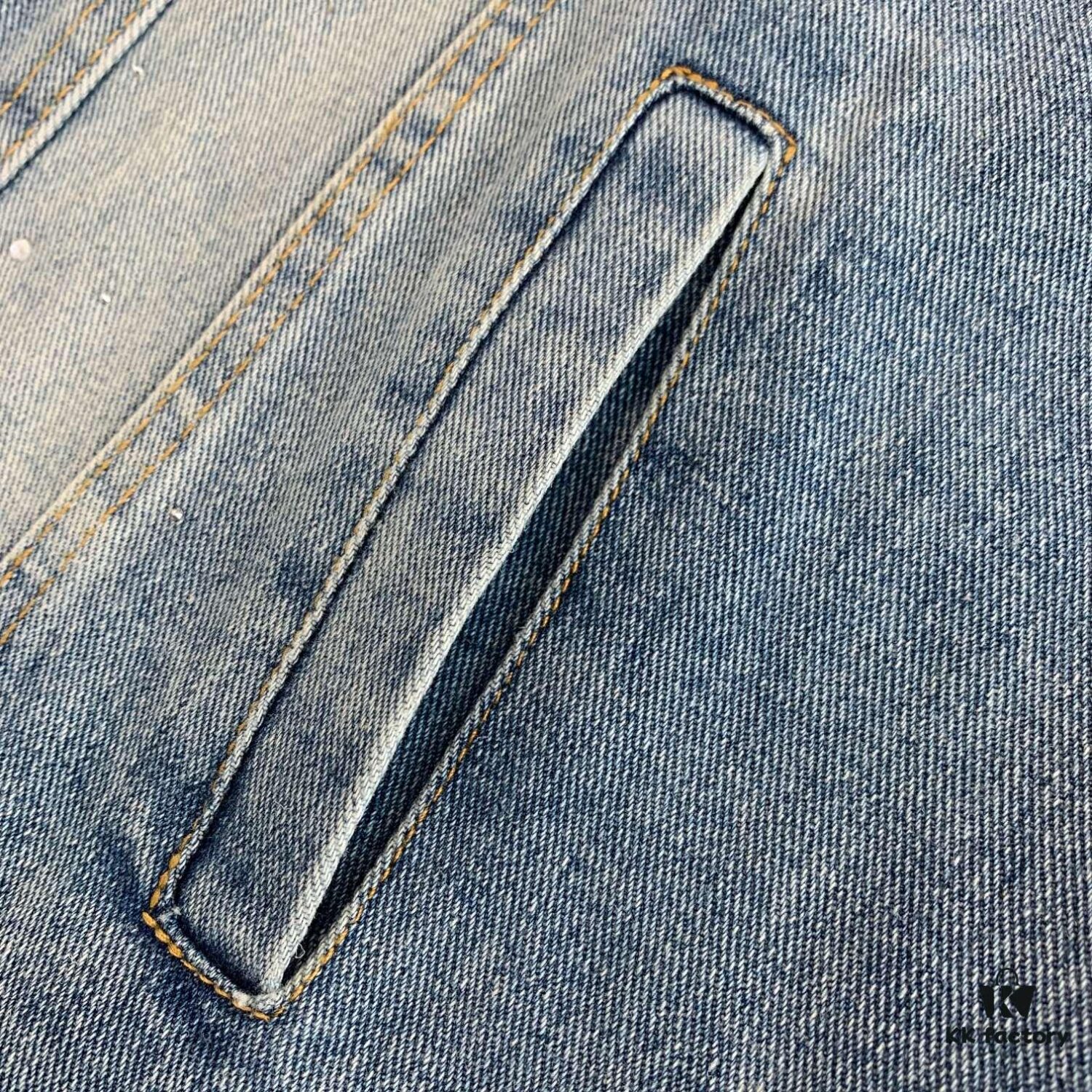 6931a1afccd8ab3d7af95ba2 New CHANEL-Inspired FW Star-Studded Rhinestone Embroidered Distressed Denim Jacket for Men and Women