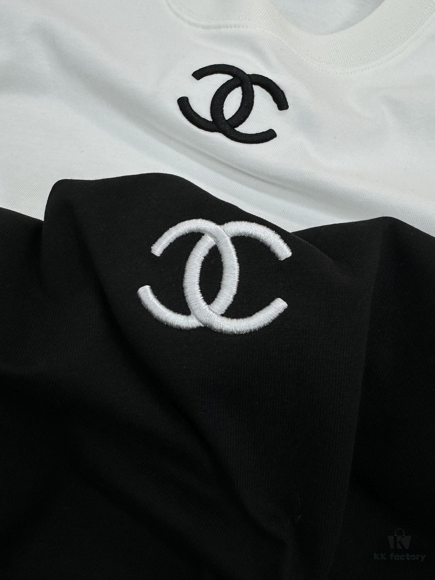 6931a1afccd8ab3d7af95ba8 CHANEL 25s New Arrival Designer T-Shirt, Unisex Limited Edition – Classic Embroidery, Premium 280g 40s Double-Yarn Smooth Cotton Fabric, Soft and Comfortable