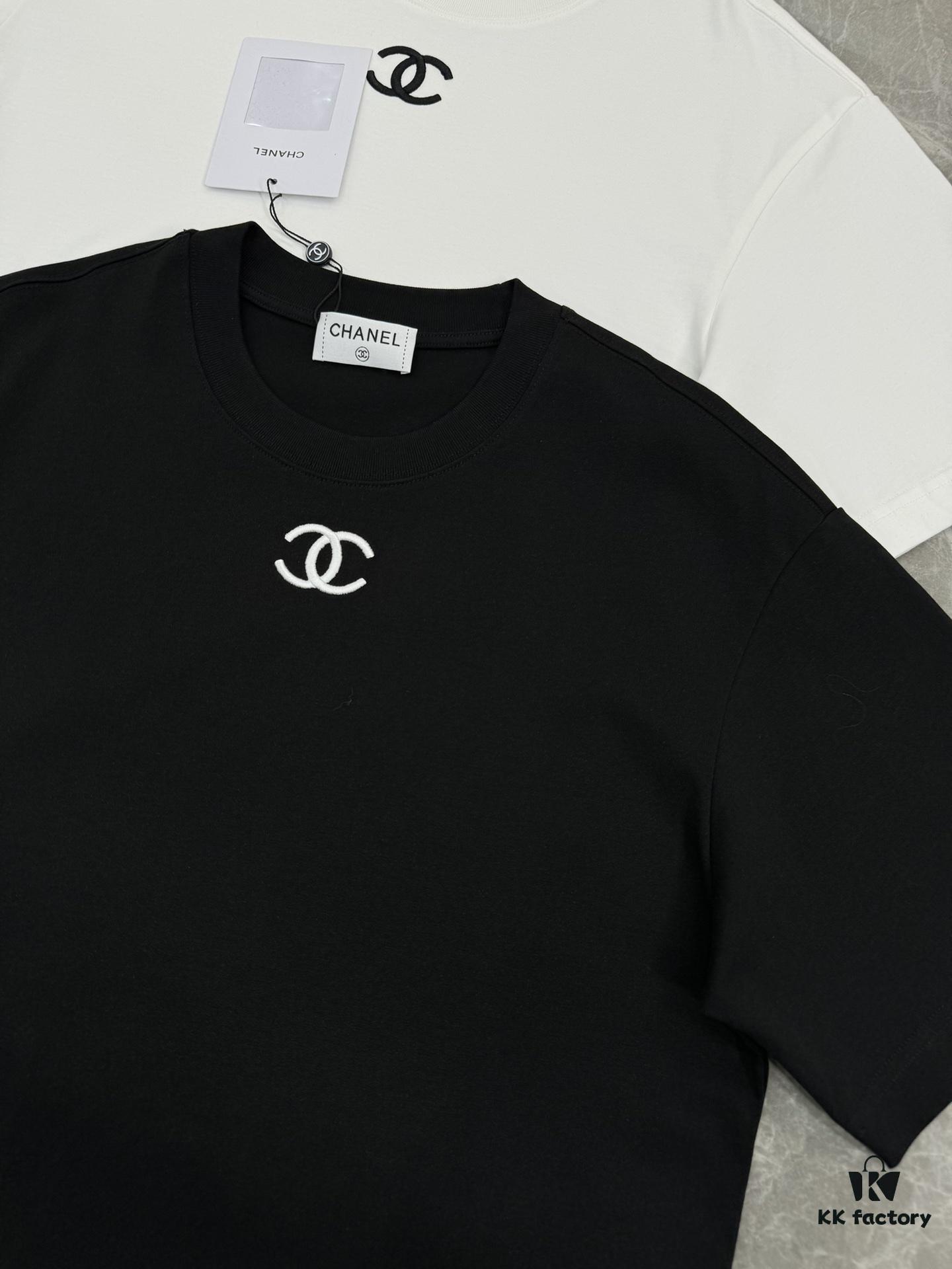 6931a1afccd8ab3d7af95ba9 CHANEL 25s New Arrival Designer T-Shirt, Unisex Limited Edition – Classic Embroidery, Premium 280g 40s Double-Yarn Smooth Cotton Fabric, Soft and Comfortable