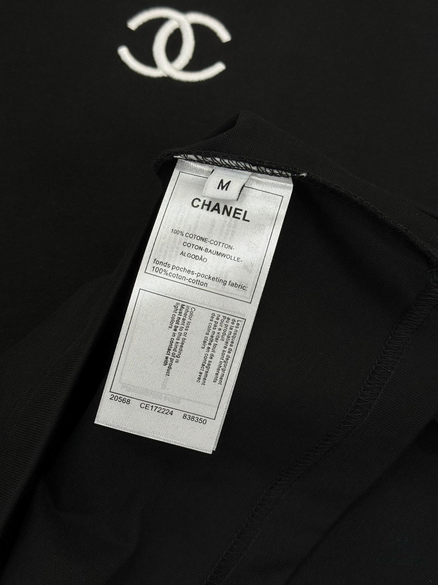 6931a1b0ccd8ab3d7af95bab CHANEL 25s New Arrival Designer T-Shirt, Unisex Limited Edition – Classic Embroidery, Premium 280g 40s Double-Yarn Smooth Cotton Fabric, Soft and Comfortable