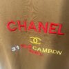 6931a1b1ccd8ab3d7af95bc9 CHANEL Embroidered Short Sleeve T-Shirt (Top-tier Version, Different from Standard Stock) Unisex Design
