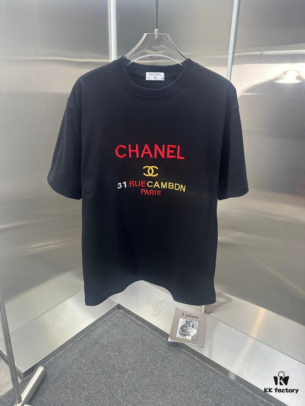 6931a1b1ccd8ab3d7af95bcb Chanel Embroidered Short-Sleeve T-Shirt (Premium Quality, Exclusive Version)