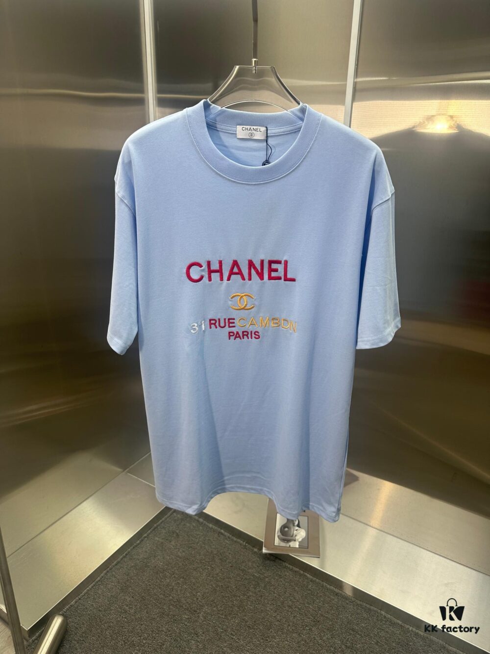 6931a1b2ccd8ab3d7af95bd1 CHANEL Embroidered Short Sleeve T-Shirt (Premium Quality, Exclusive Version)
