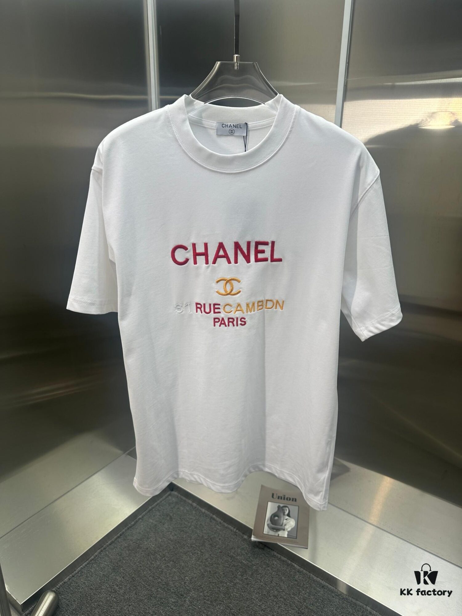 6931a1b2ccd8ab3d7af95bd7 Chanel Embroidered Short-Sleeve T-Shirt (Top-Quality Version, Distinct from Standard Stock)