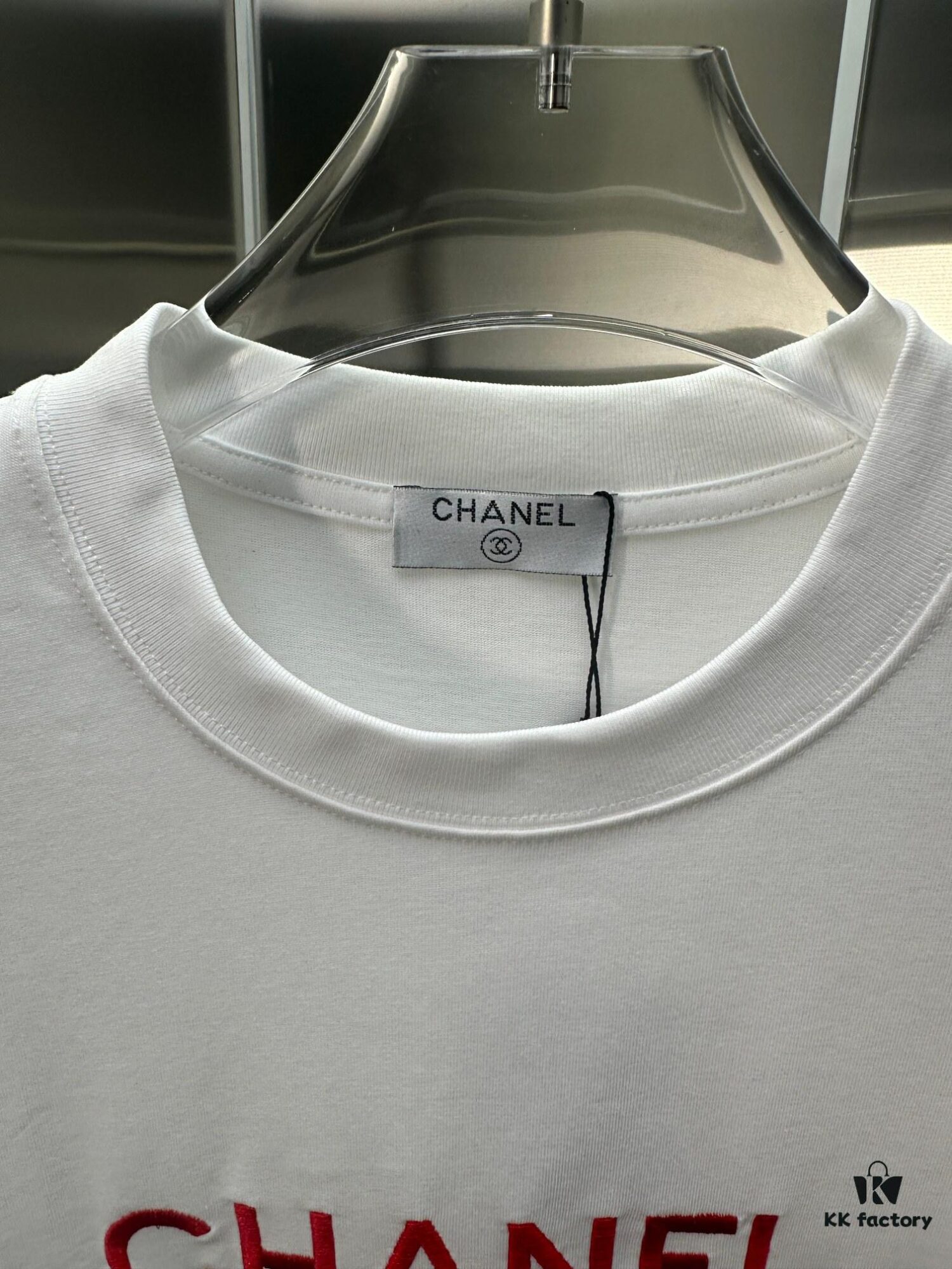 6931a1b2ccd8ab3d7af95bda Chanel Embroidered Short-Sleeve T-Shirt (Top-Quality Version, Distinct from Standard Stock)