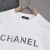 6931a1b6ccd8ab3d7af95c1e New Arrival 25S Chanel Camellia Letter T-Shirt, Washed Cotton Fabric, Unisex Loose Fit