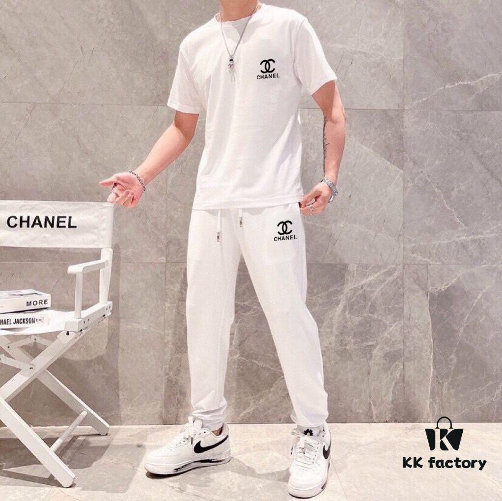 6931a1bbccd8ab3d7af95c79 CHANEL Men's Summer High-Quality Double-Mercerized Cotton Suit Set, Imported Premium Fabric, Fashion Trend Style, Simple and Elegant Design